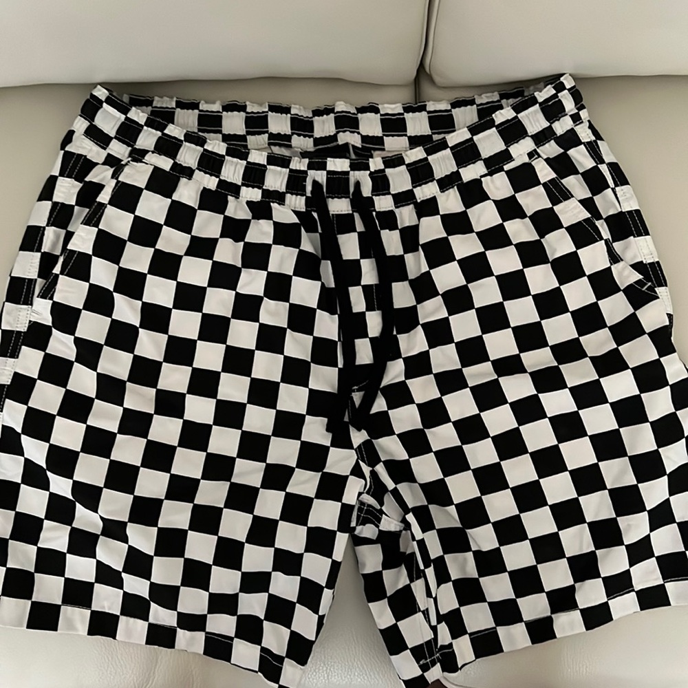 Checked shorts